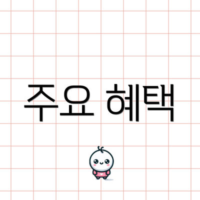 주요 혜택