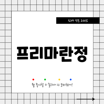 프리마란정