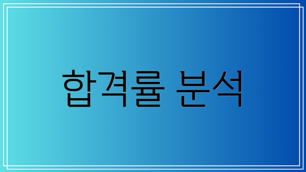 합격률 분석