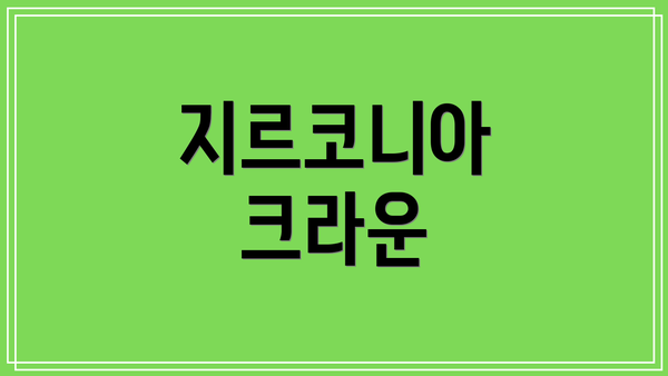 지르코니아 크라운