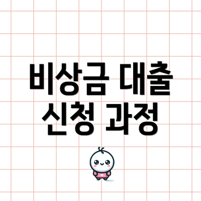 비상금 대출 신청 과정