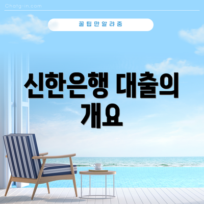 신한은행 대출의 개요