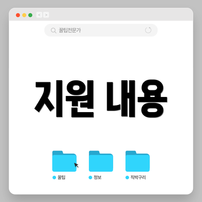 지원 내용