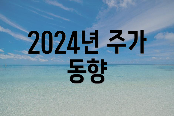 2024년 주가 동향