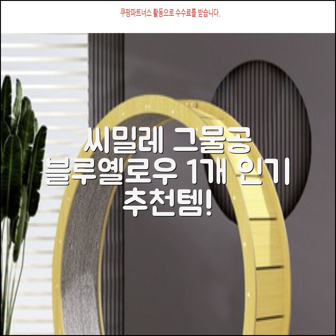 씨밀레 두꺼운 그물 공 가방, 블루 + 옐로우, 1개 추천 리뷰