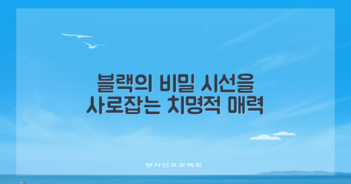 블랙 색상의 매력 분석