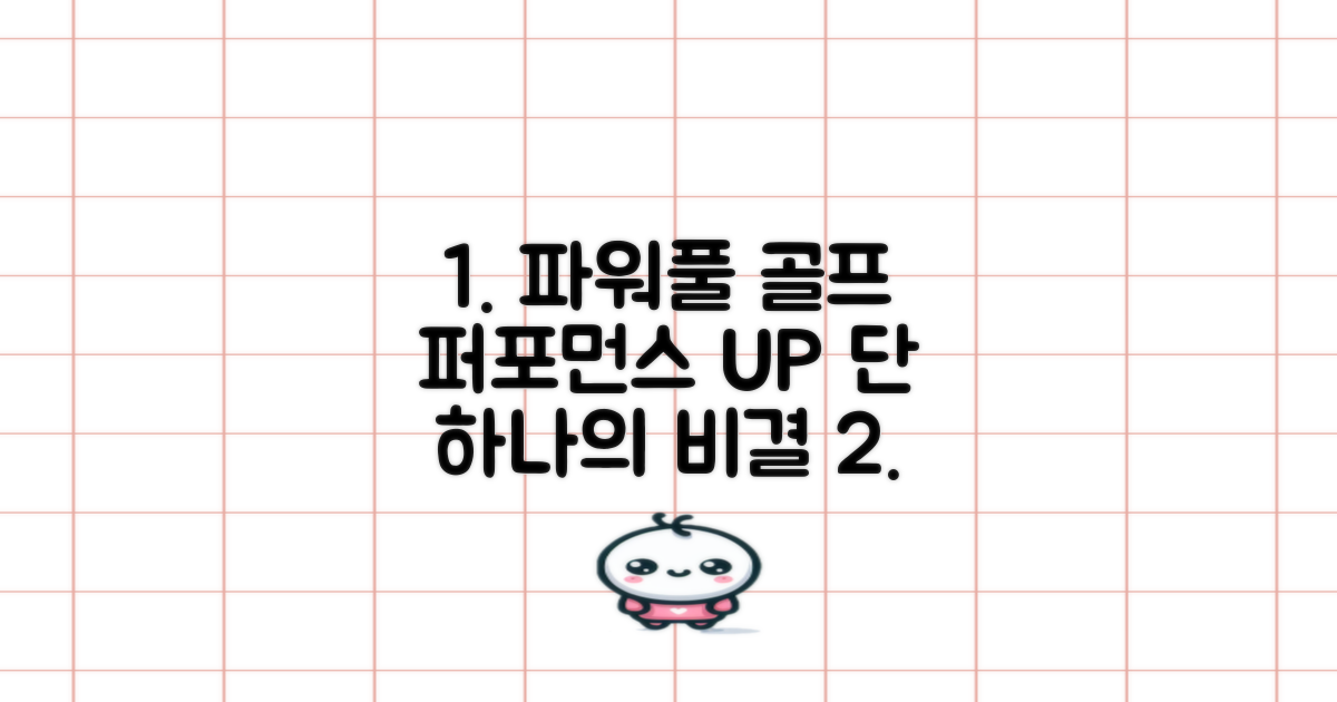 1개의 힘, 골프 퍼포먼스